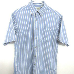 L.L Bean Men's Collard Casual Short Sleeve Shirt